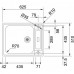 Franke Argos AGX 610 G nerezový dřez, 625x510 mm 101.0380.402