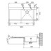 VÝPRODEJ Franke Planar PPX 211/611 /7 TL, 1000x512 mm, nerezový dřez levý + sifon 127.0203