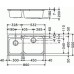 Franke Galassia GAX 620, 860x500 mm, nerezový drez 101.0120.146