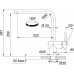 Franke FC 5489.501 ATLAS NEO SENSOR Drezová batéria bez sprchy, celonerez 115.0625.489