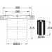 KEA E12, odpadkový kôš, horná montáž 134.0035.042