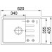 Franke Malta BSG 611-62, 620x435 mm, fragranitový drez, sahara 114.0395.130