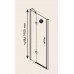 GELCO Legro sprchové dvere otočné 120 L / P, sklo číre GL1212