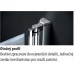 GELCO One sprchové dvere jednodielne otočné 90 L / P, sklo číre GO4490D