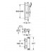 GROHE-Grohtherm 2000-Termostatická sprchová batéria, sprchová súprava 900mm,chróm 34482001