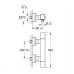 GROHE Grohtherm Cube - Termostatická sprchová batéria,chróm 34488000