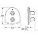 GROHE Chiara termostat s integrovaným prepínačom vaňa / sprcha 19413000G 