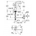 GROHE Eurodisc Cosmopolitan páková umývadlová batéria, DN 15, chróm 23054002