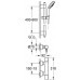 GROHE Grohtherm 3000 Cosmopolitan termostatická sprchová batéria, DN 15, chróm 34275000