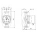 Grundfos ALPHA2 25-60 N 180 1x230V Obehové čerpadlo 99411424