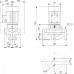 Grundfos In-Line čerpadlo TP 40-180/2 B 0,55 kW 250mm 96401998