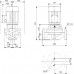 Grundfos In-Line čerpadlo TP 50-180/2 B 0.75 kW 280mm 96402168