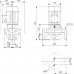 Grundfos In-Line čerpadlo TP 100-60/4 B, PN 6, 1.1 kW 450mm 96404940