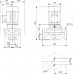 Grundfos In-Line čerpadlo TP 100-60/4 B, PN 6, 1.1kW, 3 x 220-240 DV 450mm 96404944