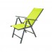 HAPPY GREEN Stolička záhradná polohovacia RAMADA 56,5 x 42,5 x 107 cm, svetlo zelená 50320