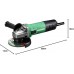 HiKOKI G13SB4YGZ Uhlová brúska s pozvolným rozbehom (1400W/125mm)