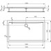 IDEAL Standard ULTRA Flat obdĺžniková sprchová vanička 180x90 cm, Ideal Grip K5192YK