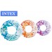 INTEX Clear Color Tubes nafukovací kruh 91 cm, modrý 59251NP