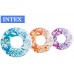 INTEX Clear Color Tubes nafukovací kruh 91cm, oranžová 59251NP