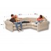 INTEX CORNER SOFA Nafukovacia rohová sedačka 257 x 203 x 76 cm, béžová 68575