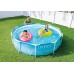 BAZÁR INTEX METAL FRAME POOLS Bazén 305 x 76 cm s kartušovou filtráciou 28208GN POŠKODENÝ