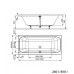 IDEAL Standard ACTIVE DUO vaňa pre dve osoby 190 x 90 cm k zabudovaniu K181301