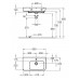KERAMAG Ren.Nr.1.Compr. umývadlo 65x37, odkl.pl.vlevo 226265000