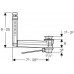 Geberit Odpadové prepadová súprava Clou s prepadom a tiahlom 152.018.00.1