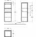 KERAMAG Ren.Nr.1Pl. skř.boční.39x100x36, 2 dv., 1 zás., jaseň kartáčovaný 869032000