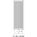 Kermi doskový radiátor Verteo Profil 20 1800/300 FSN201800301X3K