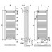 VÝPREDAJ Kermi B20-S M kúpeľňový radiátor 1789x540mm,rovný,biela LS01M1800552XXK ODRETÝ