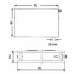 Kermi Therm X2 Plan-Hygiene-V panelový radiátor 20 600 / 600 PTV200600601R1K
