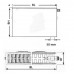 Kermi Therm X2 Plan-V deskový radiátor 22 300 / 1400 PTV220301401R1K