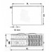 Kermi panelový radiátor Plan - V 33 500/1400 PTV330501401L1K