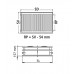 Kermi Therm X2 Profil-Hygiene-kompakt panelový radiátor 30 400 / 3000 FH0300430