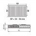 VÝPREDAJ Kermi Therm X2 Profil-kompakt panelový radiátor 12 500 / 500 FK0120505