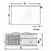 Kermi panelový radiátor Plan - VM so stredovým pripojením 33 900/800 PTM330900801L1K
