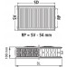 VÝPREDAJ Kermi Therm X2 Profil-Kompakt panelový radiátor 22 600 / 600 FK0220606