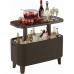 KETER BEVY BAR Multifunkčný stolík ratan, 83,5 x 40 x 50-74 cm, cappuccino 17209510