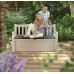 KETER EDEN GARDEN BENCH 265L úložná lavica 140 x 60 x 84 cm, béžová/hnedá 17190198