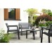 KETER EMILY PATIO Set záhradný so sedákmi, grafit/sivá 17209816