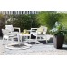 KETER EMILY PATIO Set záhradný sa sedáky, biela/sivá 17209816