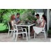 KETER HARMONY záhradná stolička, 49 x 58 x 86 cm, antracit/hnedo-sivá 17201232