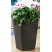 KETER RATTAN PLANTER S 23,6L Kvetináč, malý 28,5 x 43,5 cm, antracit 17192300