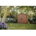 KETER DARWIN 6 x 6 záhradný domček, 190 x 182 x 221 cm, hnedý 17210353