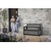 KETER DECO GARDEN BENCH 227L Úložná lavica, 133 x 61 x 89 cm, sivá 17213853