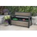 KETER DECO GARDEN BENCH 227L Úložná lavica, 133 x 61 x 89 cm, ashwood 17213853