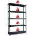 KIS PLUS 120/5 regál 187x120x40 cm, čierna 9502