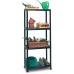 KIS PLUS 60/4 regál 135x60x30 cm, čierna 9503