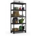 KIS PLUS TRIBAC 90/5 regál 182x90x45 cm, čierna 9933